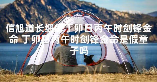 信旭道长细解丁卯日丙午时剑锋金命 丁卯日丙午时剑锋金命是假童子吗